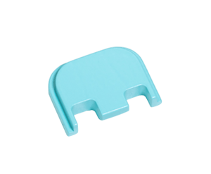 Timber Creek Outdoors GL43XSCPRE Glock 43X/48 Slide Cover Plate Robin's Egg Blue Aluminum