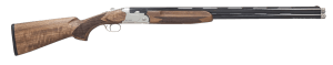 Pointer REXFT912BSW12 Field Tek FT912 Full Size 12 Gauge Break Open 3" 2rd 28" Black Over/Under Vent Rib Barrel Silver Steel Receiver Fixed Walnut Stock Ambidextrous