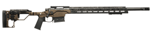 Christensen Arms 8010312000 MPR FFT 25 Creedmoor 24" Carbon Fiber Threaded Barrel  Desert Brown Cerakote Receiver w/Picatinny Rail  M-LOK Handguard  Adjustable Folding Desert Brown Aluminum Chassis  Black Polymer Grip