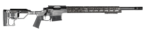 Christensen Arms 8010312100 MPR FFT 22 Creedmoor 24" Carbon Fiber Threaded Barrel  Tungsten Gray Cerakote Receiver w/Picatinny Rail  M-LOK Handguard  Adjustable Folding Tungsten Gray Aluminum Chassis  Black Polymer Grip