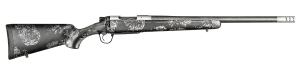 Christensen Arms 8010659900 Ridgeline FFT 25 Creedmoor 4+1 24" Carbon Fiber Threaded Barrel  Stainless Steel Drilled & Tapped Receiver  Carbon w/Gray Accents Sporter FFT Carbon Fiber Stock