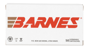 Barnes Bullets 32521   9mmLuger 115gr Sierra Jacketed Hollow Point 50 Per Box/10 Case