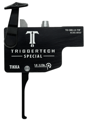 TriggerTech TI0SBB13TNF Diamond  Black Flat Lever Fits Tikka Right Hand