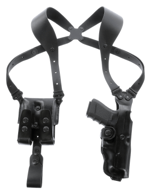 Galco VHS4212RB VHS 4.0 Shoulder System Black Leather Fits 1911 Fits 5" Barrel Ambidextrous