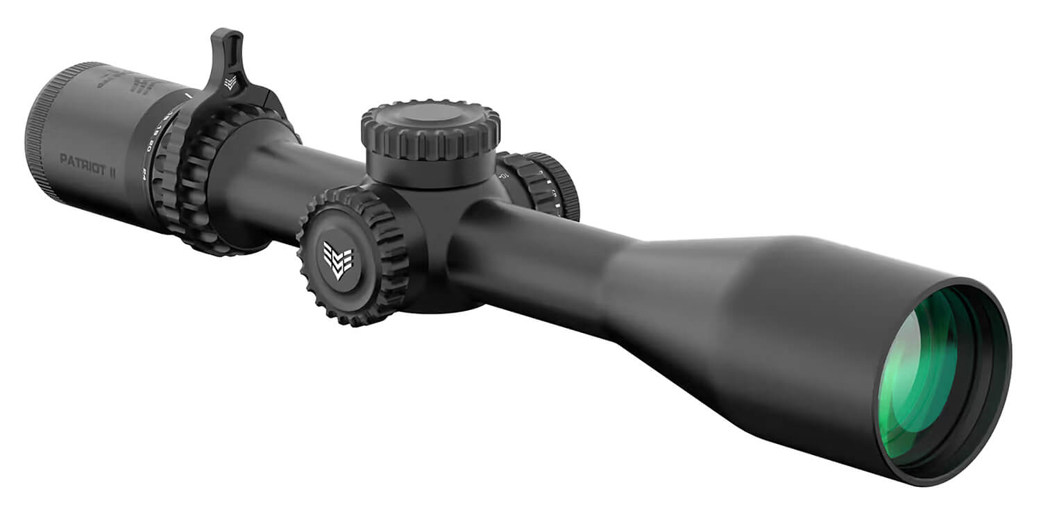 Swampfox Optics PAT2624MT Patriot II Black 6-24x50mm 30mm Tube Clean Tree MOA Reticle Swampfox Optics PAT2624MT Patriot II Black 6-24x50mm 30mm Tube Clean Tree MOA Reticle