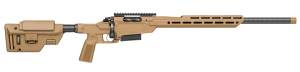 Springfield Armory BAH92265CMCFCB 2020 Heatseeker 6.5 Creedmoor 5+1 22" Carbon Fiber Threaded Barrel  Coyote Brown Cerakote Stainless Steel Receiver w/Picatinny Rail  M-LOK Handguard  Bravo B5 CPS Coyote Brown Polymer Stock  B5 P Type 23 Grip