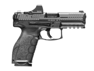 HK 81001215 VP9A1 X w/Optic 9mm Luger 10+1 4.09" Black Polygonal Rifled Barrel Black Steel Serrated w/Optic Slide Black Polymer Frame w/Picatinny Rail Interchangeable Backstrap Grip Holosun SCS Super Green Ambidextrous