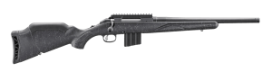 Ruger 56902 American II Patrol 338 ARC 5+1 16.10" Graphite Black Cerakote Threaded Bull Barrel & Alloy Steel Receiver w/Picatinny Rail  Black Splatter Adj LOP Synthetic Stock
