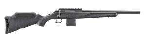 Ruger 56903 American II Patrol 5.56 NATO 10+1 16.10" Graphite Black Cerakote Threaded Bull Barrel & Alloy Steel Receiver w/Picatinny Rail  Black Splatter Adj LOP Synthetic Stock