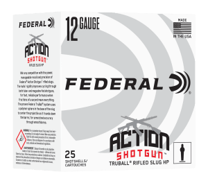 Federal AS12HLRS Action Shotgun 12Gauge 2.75" 1oz Slug Shot 25 Per Box/10 Case