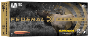 Federal P7PRCBH1 BackCountry  7PRC Berger Elite Hunter 20 Per Box/10 Case