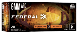 Federal F6ARCTFS2 6ARC 110gr Fusion Tipped 20 Per Box/10 Case Federal F6ARCTFS2 6ARC 110gr Fusion Tipped 20 Per Box/10 Case