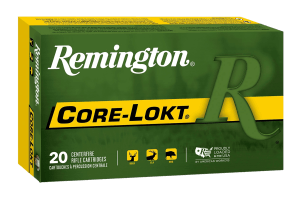 Remington Ammunition 20057 Core-Lokt  6.5PRC 140gr Pointed Soft Point 20 Per Box/10 Case