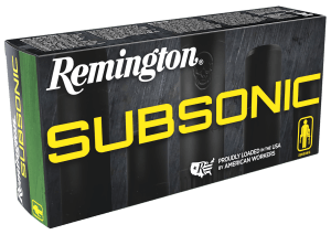 Remington Ammunition 27745 Subsonic  360Buckhammer 250gr Bonded Hollow Point 20 Per Box/10 Case