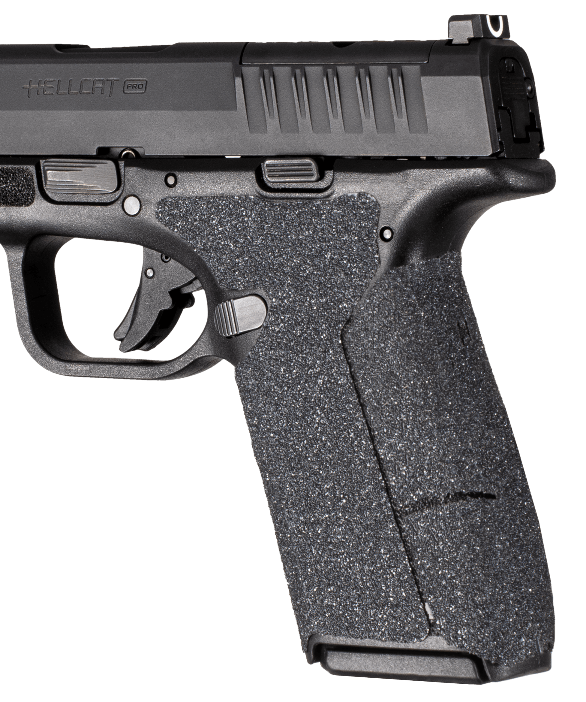 Hogue 18369 Wrapter Black Adhesive Rubber Fits Springfield Armory Hellcat Pro Fits Pistol