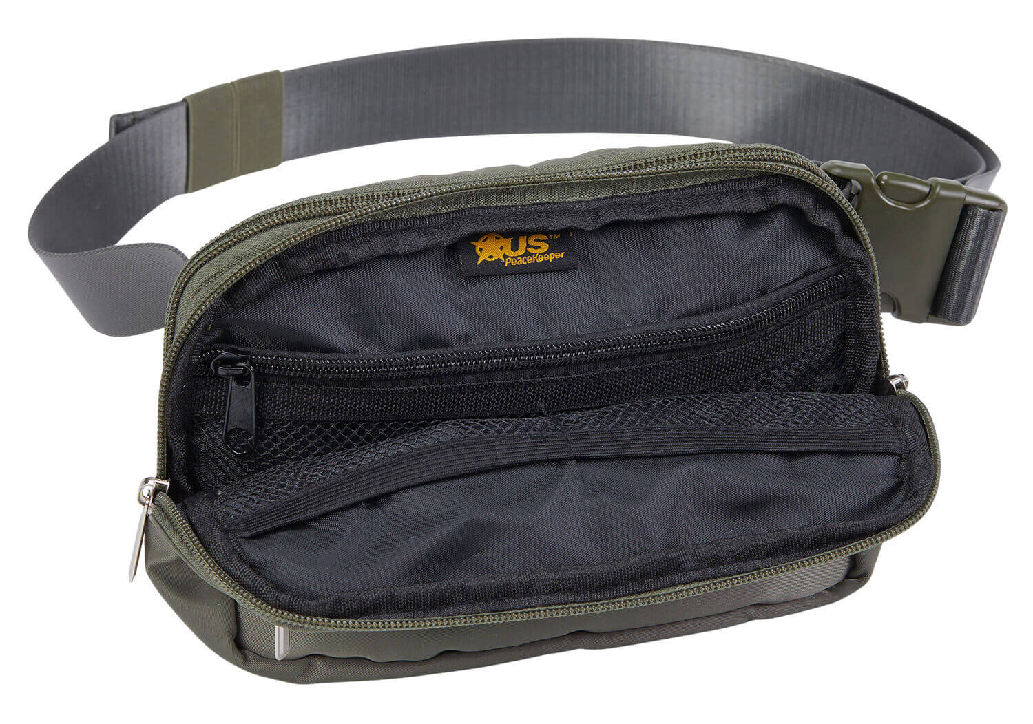 US PeaceKeeper P27106 Suburban Sidekick Pack Green/Grey Polyester - Image 2