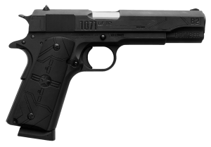 Tisas 1010052B2S B2 Stealth Custom 1911 Sports South Exclusive 45 ACP 8+1 5" Stainless Barrel  Black Cerakote Engraved Stainless Steel Serrated Slide  Matte/Gloss Black Cerakote Engraved Steel Frame w/Beavertail  Engraved Aluminum Grips