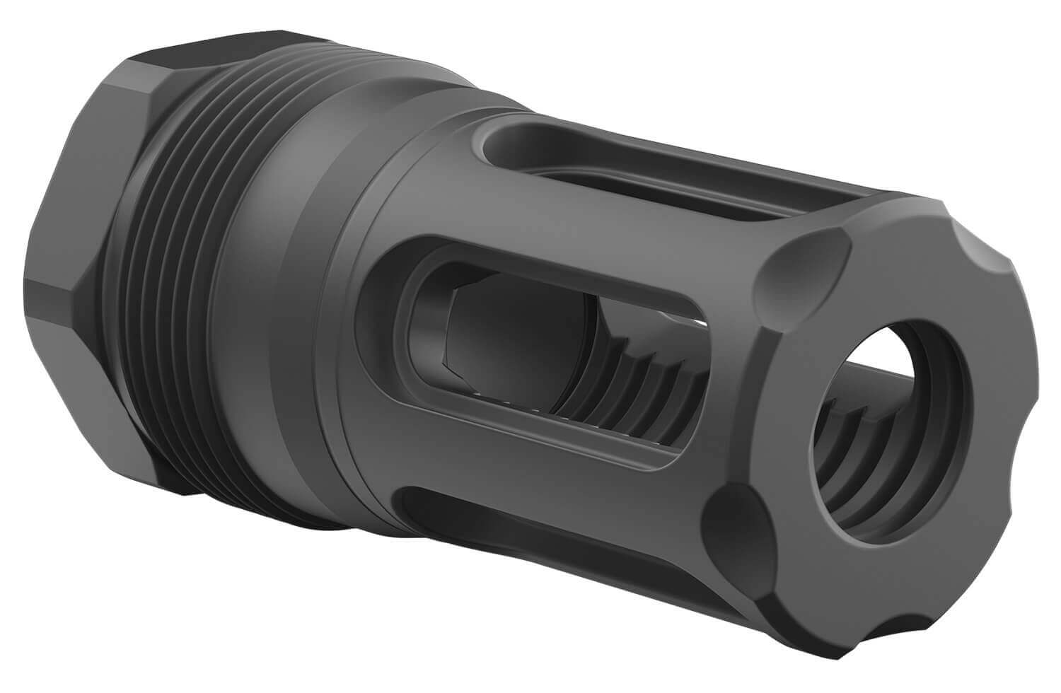 Breek Arms BRK4421 Sentinel Caged Plan B Black Nitride Steel 5/8"x24 Threads 30 Cal - Image 2