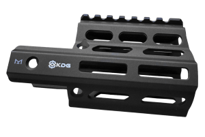 Kinetic Development Group STR5-MK2-010 SRX3 MK2 Stribog Rail Extension Black Aluminum Compatible w/ Stribog SP9 Models w/ MLOK Receivers
