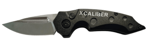 Xcaliber Knife Company  Switch Blade  2.41" Folding Drop Point Plain Stainless D2 Steel Blade. 4.15" Aluminum Handle