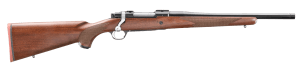 Ruger 67102 Hawkeye Hunter 243 Win 4+1 16.60" Satin Blued Threaded Barrel  Satin Blued Steel Receiver w/Integral Scope Mount  American Walnut Fixed Stock  Right Hand