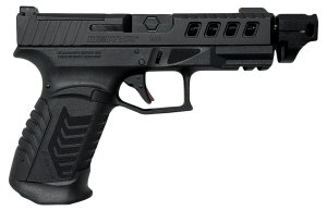 Derya Firearms DY9.COMP.US DY9  9mm Luger 15+1 4.64" Black Threaded Compensated Barrel  Black Melonite Stainless Steel Optic Ready/Ported/Serrated Slide  Black Melonite Polymer Frame w/Picatinny Rail  Interchangeable Backstrap Grip