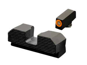 XS Sights GLM017P4N Minimalist Night Sight Set Orange Tritium Front/Black Oxide Frame. Compatible w/Glock