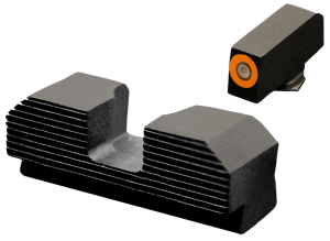 XS Sights GLM019P4N Minimalist Night Sight Set Orange Tritium Front/Black Oxide Frame Compatible w/Glock 43X/48