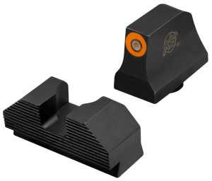 XS Sights GLM020P4N Minimalist Night Sight Set Orange Tritium Front/ Black Oxide Frame/ Compatible w/Glock