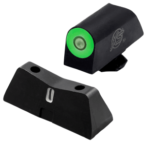 XS Sights GLX202S5G DXT2 Pro Night Sight Set Green Tritium Front/Black Oxide Frame Compatible w/Glock 42/43/43X/48
