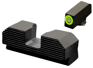 XS Sights GLM017P4G Minimalist Night Sight Set Green Tritium Front/Black Oxide Frame Compatible w/Glock
