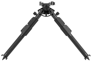 Mdt Sporting Goods Inc 114150BLK CKYE-POD  Black Aluminum/Steel 6-18" High ARCA Mount Double Pull