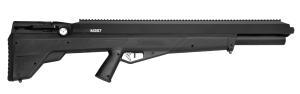 Benjamin BPBM3S Bulldog M357 PCP 357 Pellet 5 Shot Black Lothar Walther Barrel  Black Receiver w/Picatinny Rail  Fixed Bull Black Stock