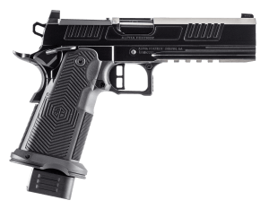 Alpha Foxtrot AA39X1EID-PDBK19 AF1911 Romulus Full Size 9mm Luger 20+1 5" Black Bull Ramped Barrel  Polished DLC Stainless Steel Optic Ready/Serrated Slide  Polished DLC Stainless Steel Frame w/Beavertail & Picatinny Rail  Polymer Grip  RMSc Footprint