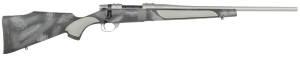 Weatherby VC38223RR4T Vanguard Shadow 223 Rem 5+1 24" Carbon Gray Cerakote Threaded Barrel  Carbon Gray Cerakote Steel Drilled & Tapped Receiver  Black w/Gray & White Accents Monte Carlo Stock