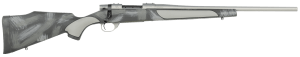 Weatherby VC38308NR2T Vanguard Shadow 308 Win 4+1 22" Carbon Gray Cerakote Threaded Barrel  Carbon Gray Cerakote Steel Drilled & Tapped Receiver  Black w/Gray & White Accents Monte Carlo Stock