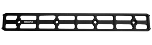 Armaspec ARM621-12 ARCA Rail 12 Slot M-LOK  Black Aluminum Compatible w/ AR-15/10 MLOK Rails