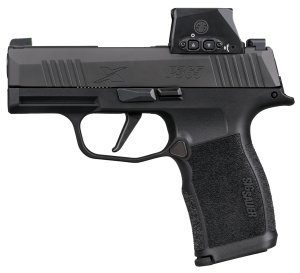 Sig Sauer 365X9BXR3RXSL P365X w/Romeo-X Sig Loc 9mm Luger 12+1 3.10" Black Barrel  Black Nitron Stainless Steel Serrated w/Optic Slide  Black Polymer Frame w/Accessory Rail  Sig ROMEO-X SIG-LOC