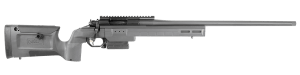 Larue Tactical LTKRGSIETE65CM23GRY Siete  6.5 Creedmoor 23" Black Match Grade Threaded Barrel  Picatinny Rail Receiver  Larue KRG Bravo Gray Polymer Stock
