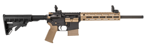 Tippmann Arms A101336 M4-22 LTE 22 LR 10+1 16″ Black Parkerized Threaded Barrel  Matte Black Aluminum Receiver w/Picatinny Rail  FDE M-LOK Handguard  Composite Forend  Black Polymer Stock  FDE Gen2 Grip  Right Hand