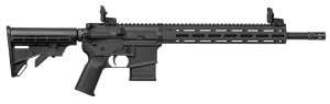 Tippmann Arms A101340 M4-22 Elite 22 LR 10+1 16″ Black Parkerized Threaded Barrel  Matte Black Aluminum Receiver w/Picatinny Rail  M-LOK Handguard  Black Adj CAR15 Polymer Stock  Black Gen2 Grip  Right Hand