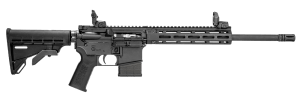 Tippmann Arms A101339 M4-22 Pro  22 LR 10+1 16″ Black Parkerized Threaded Barrel  Matte Black Aluminum Receiver w/Picatinny Rail  M-LOK Handguard  Composite Forend  Black CAR15 Polymer Stock  Black Gen2 Grip  Right Hand