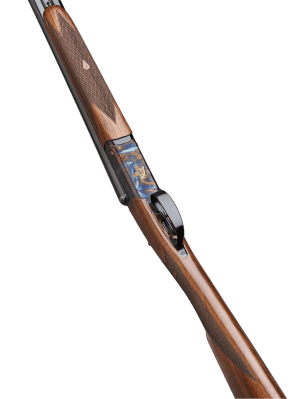 F.A.I.R. FRISII1628 Iside II 16 Gauge Break Open 2rd 28" Side By Side Barrel  Color Case Hardened w/Engraving  English Style Walnut w/Straight Grip Stock  Technichoke XP50 Choke System