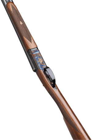F.A.I.R. FRISII2028 Iside II 20 Gauge Break Open 2rd 28" Side By Side Barrel  Color Case Hardened w/Engraving  English Style Walnut w/Straight Grip Stock  Technichoke XP50 Choke System
