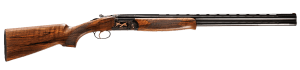 F.A.I.R. FRSLX6024128 SLX602 410 Gauge Break Open 2rd 28" Black Over/Under Vent Rib Barrel  Color Case Hardened w/Engraving Receiver  Pistol Grip w/Schnabel Forearm Walnut Stock  Technichoke XP50 Choke System