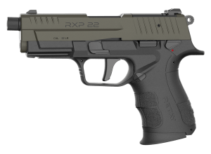 Retay USA RXP22BLKODSL13TH RXP 22 LR 13+1 4" Threaded Barrel  OD Green Cerakote Optic Ready/Serrated Slide  Black Cerakote Polymer Frame w/Accessory Rail  RMR/RMSc Footprint