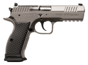 Sarsilmaz SAR7/24SPT 7/24  9mm Luger 17+1 4.40" Stainless Barrel  Matte Stainless Steel Optic Cut/Serrated Slide  Matte Stainless Steel Frame w/Beavertail & Picatinny Rail  Black Polymer Grip