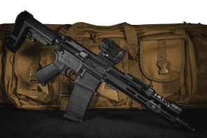 Shark Coast Tactical SCC04038MNB-P Midnight Bundle 5.56 NATO 30+1 10.50" Black Melonite Threaded Barrel  Black Cerakote Aluminum Receiver w/Picatinny Rail  M-LOK Handguard  Black Cerakote Polymer Magpul SL-K  StreamLight ProTac Rail Light  Vortex Sprax