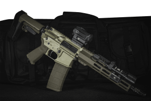 Shark Coast Tactical SCC04021GKNL-P Grassy Knoll Bundle 5.56 NATO 30+1 10.50" Melonite Threaded Barrel  2-Tone Green Cerakote Aluminum Receiver w/Pic Rail  M-LOK Handguard  Green Polymer Magpul Stock & Grip  StreamLight ProTac Rail Light  Vortex Sprax