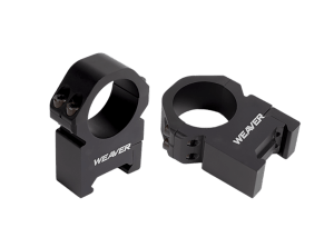 Weaver Mounts 48383 Precision  Black Aluminum 1" Tube Extra High